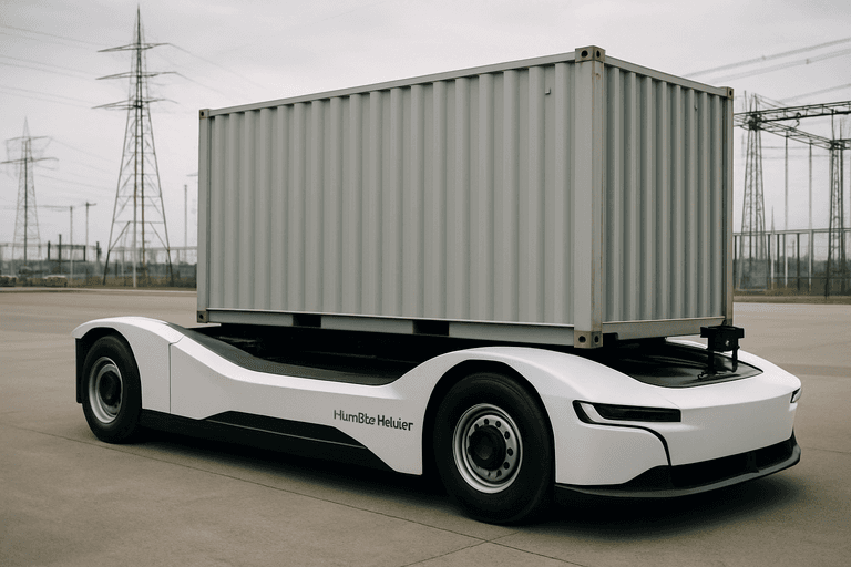 Sofőr nélkül, fülke nélkül: itt a Humble Hauler elektromos teherfuvar-platform